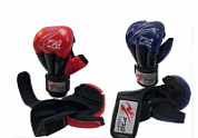 Перчатки для рукопашного боя Рэй Спорт FIGHT-2 12 oz С4КХ12 кожа/иск. кожа, сетч. ткань